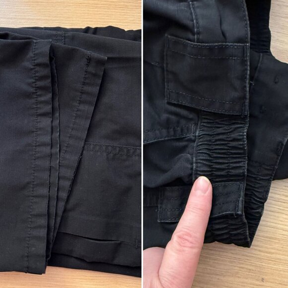 5.11 Tactical Series Mens Black Cargo Pants Size 38 Elastic Waist Utility - Picture 5 of 10